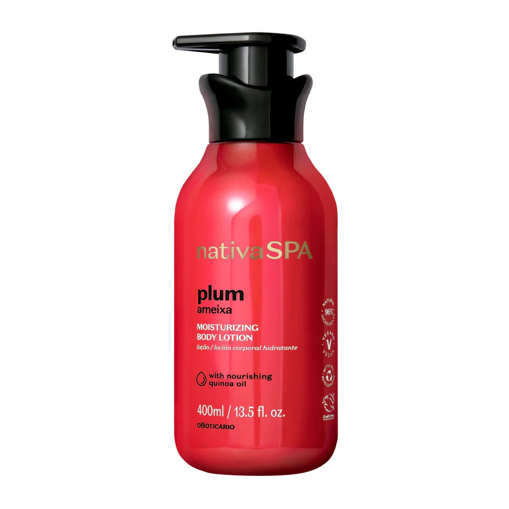 Loção hidratante Nativa SPA Ameixa, 400ml - Moisturizing Body Lotion Plum