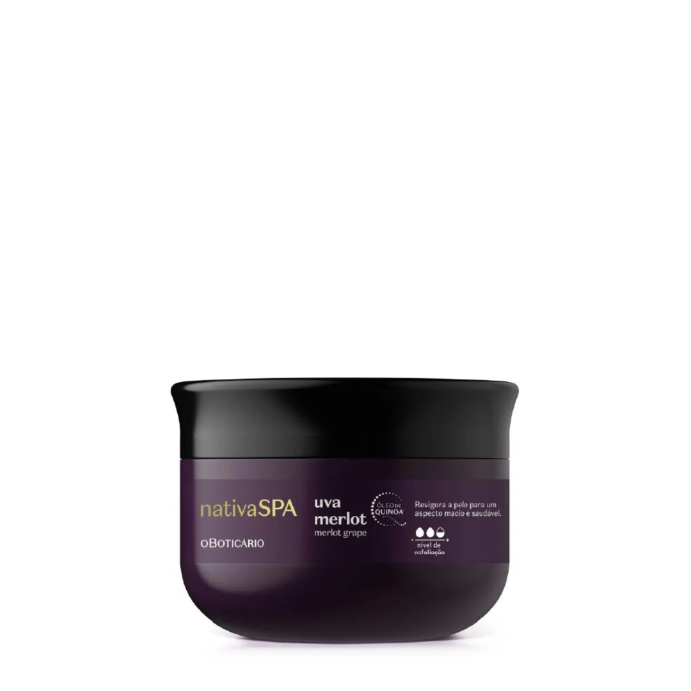 Nativa Spa Merlot Druiven Body Scrub 180g